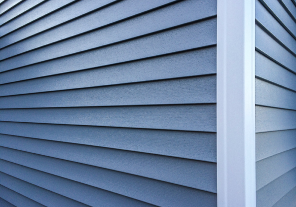 new siding installed on a house