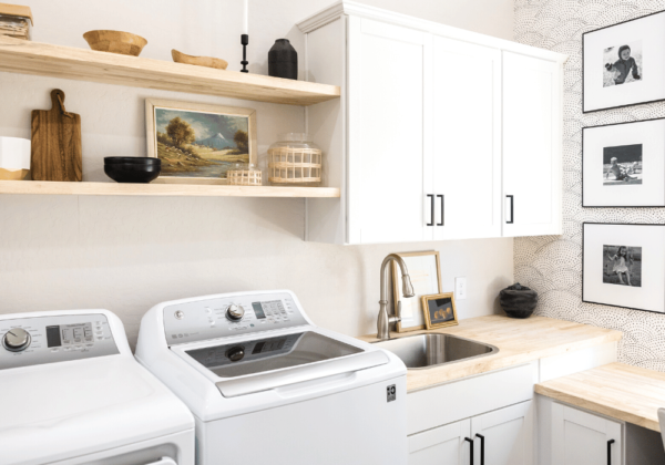 storage in laundry room