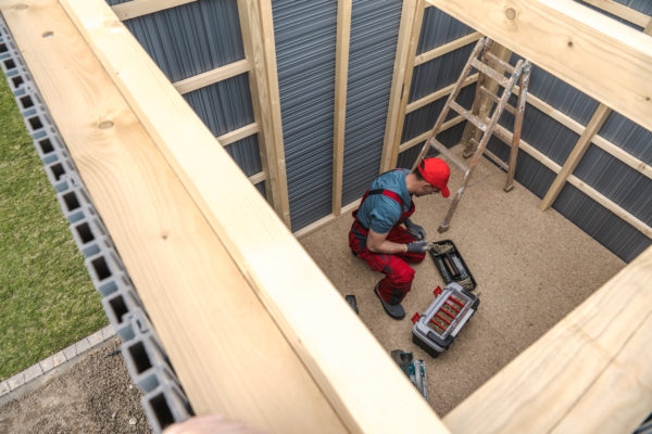 How to Build an Outdoor Firewood Storage Shed, home gym Image