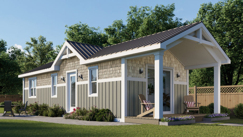 Modular ADU Homes London Ontario Modular ADU Dwelling Unit   Laurel A Rendering 1024x576 